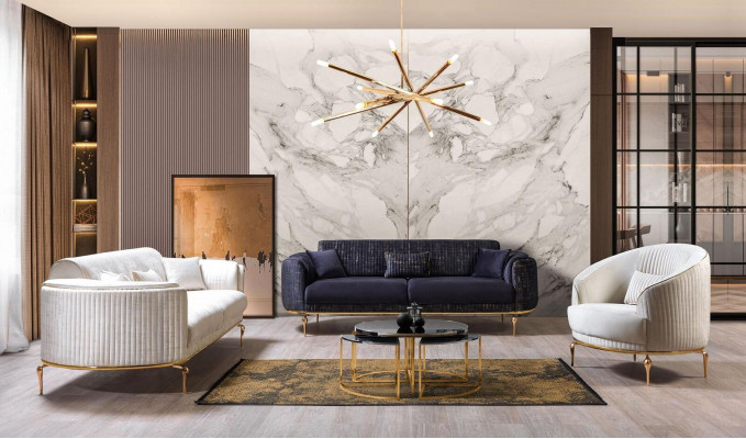 Living room armchair upholstery fabric single-seater upholstered seat luxury.