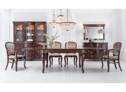 Classic antique style dining table living room wooden tables XXL big new