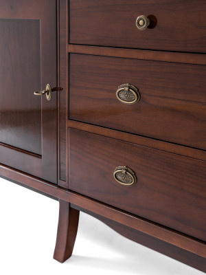 Sideboard cabinet dresser cabinets real wood furniture dressers display cabinet sideboard