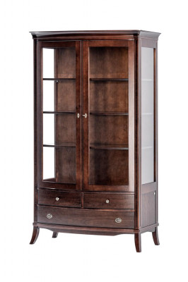 Living Room Furniture Classic Display Cabinet Wood Glass Glass Cabinet Wardrobe Cabinets New