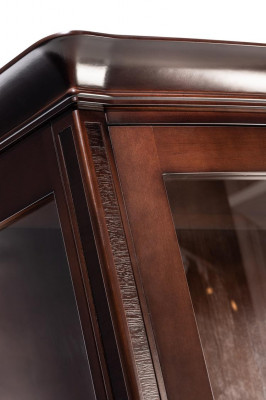 Living Room Furniture Classic Display Cabinet Wood Glass Glass Cabinet Wardrobe Cabinets New