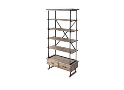 Design regal living room cabinets stainless steel shelves bookshelf