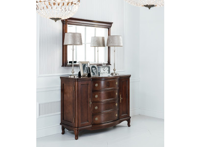 Mirror + dresser cabinet dressers sideboard bedroom set wood antique style new