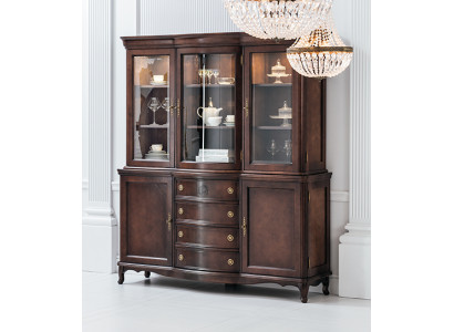 Wardrobe Noble Sideboard Wood Baroque Style Buffet Display Cabinet New
