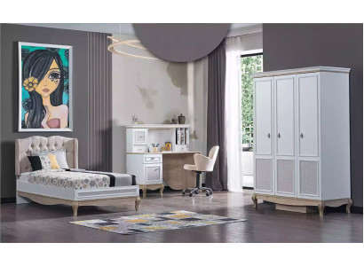 Wardrobe Cabinet Furniture Bedroom Wardrobes Wood Loft Design White