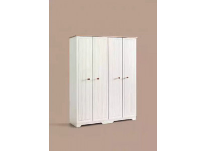 Classic furniture shelf cabinets wardrobe bedroom wood 160cm luxury
