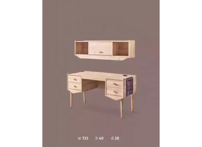 Secretary desk table 134x60x77 desks tables furniture wood computer