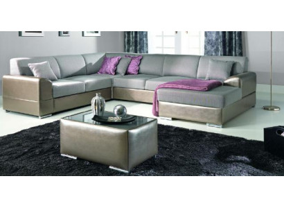 Luxurious U-shaped upholstered sofa in an elegant contemporary style with refined design.