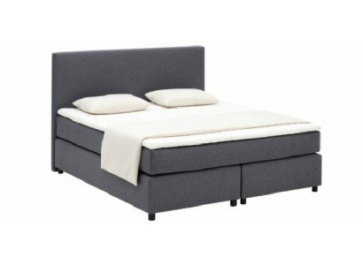 Continental box spring beds upholstered high double leather textile bed