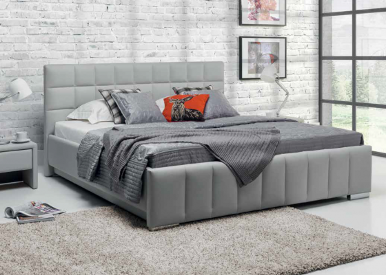 High-quality luxury double bed beds upholstery design marriage hotel leather