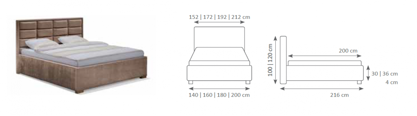 Designer bed bedroom beds textile leather hotel luxury velvet upholstery