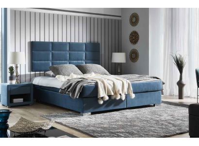 Bedroom bed bed frame hotel chesterfield luxury box spring beds bed