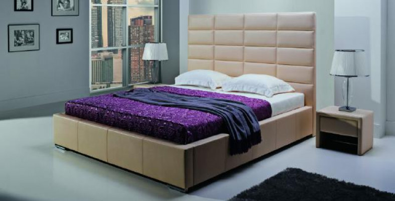 BED DESIGNER UPHOLSTERED BED MARRIAGE BED DOUBLE BED MINI-MAXI 2101