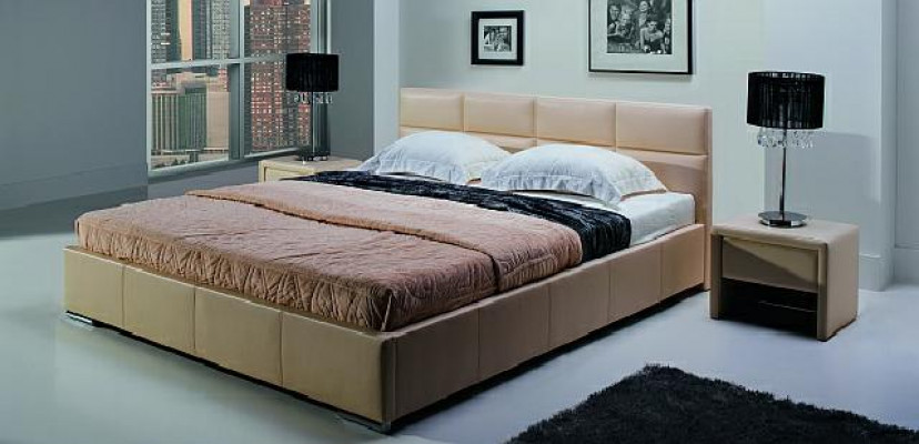 BED DESIGNER UPHOLSTERED BED MARRIAGE BED DOUBLE BED MINI-MAXI 2101