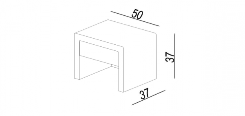 Nightstand, nightstands, night table, side table, free color choice, standard