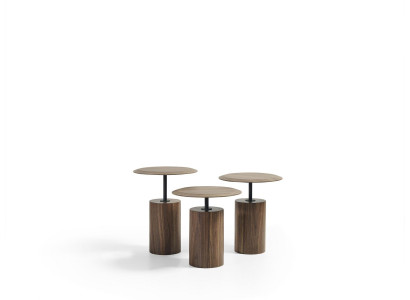 Luxury design coffee tables, side tables, living room wood, 3-piece set