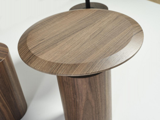 Luxury design coffee tables, side tables, living room wood, 3-piece set