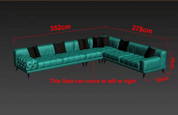 Corner sofa Sofa L-shaped Living room Couch Upholstered Sofas New Design Leather