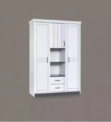 Country House Wardrobe Bedroom Furniture Wood White Cabinet Noble Cabinets