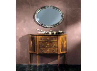Dressers Italian Furniture Solid Mirror 2-piece Dresser Sideboard Cabinet Wood