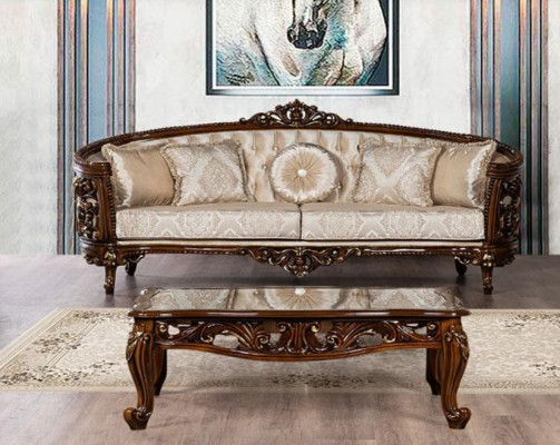 Three-seater sofa 3 seats classic furniture sofas fabric style baroque rococo luxury new