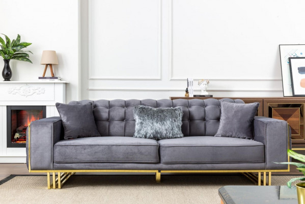 sofa luxury furniture living room feet 240cm couch sofas couches 3-seater