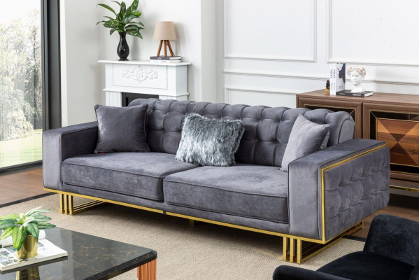 sofa luxury furniture living room feet 240cm couch sofas couches 3-seater
