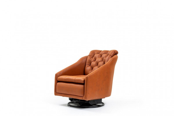 Modern armchair living room orange style furniture designer lounge club 75x90