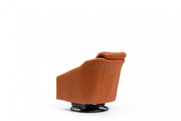 Modern armchair living room orange style furniture designer lounge club 75x90