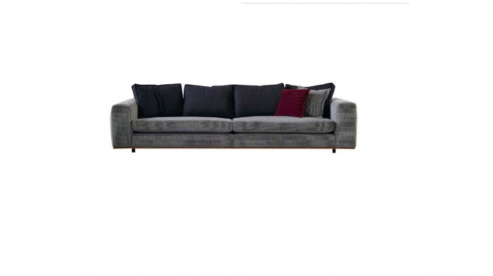 Four-seater sofa, four-seat couch, fabric, fabric sofa, upholstered sofa, modern.