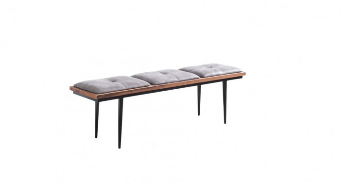 Bench Seat Upholstered Upholstered Bench Dining Room Seat Fabric Brown Design