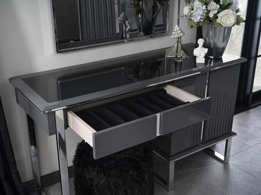 Luxury vanity table with mirror bedroom furniture design modern decor