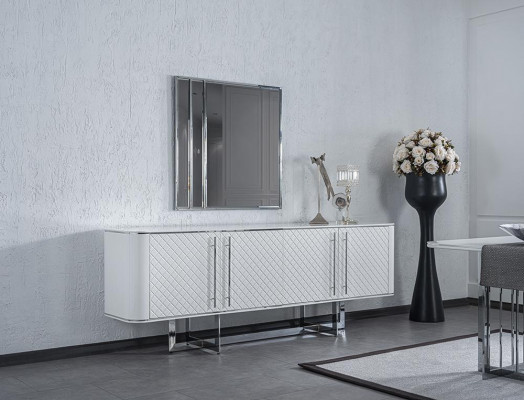 Luxury sideboard with mirror dining room furniture modern design furniture