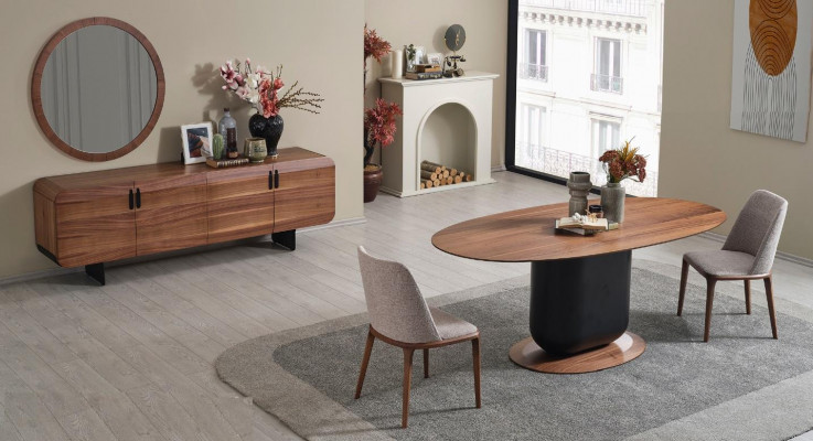 Luxury Complete Dining Set Sideboard Dining Room Dining Table Chairs New Sideboard