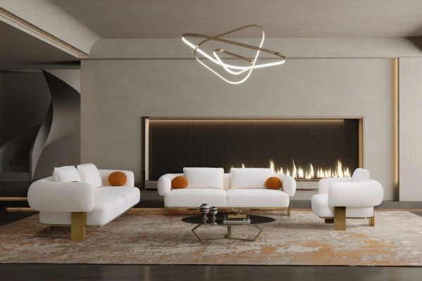 Sofa set living room complete sofa set design modern luxury armchair new