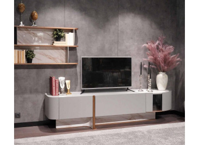 Living Room Set Luxury Wall Unit TV Stand Sideboard New Wall Shelf