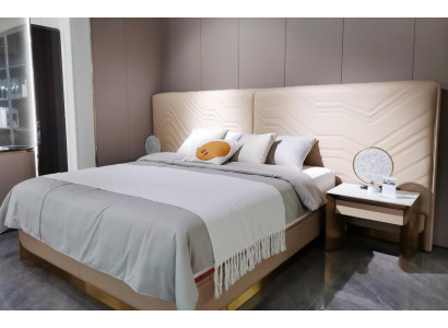 Elegant double bed luxurious bedroom bed stylish bed