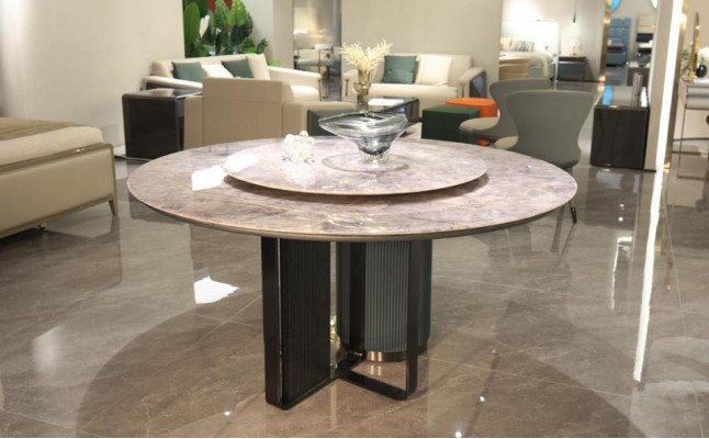Luxurious round dining table stylish dining table round stylish round table