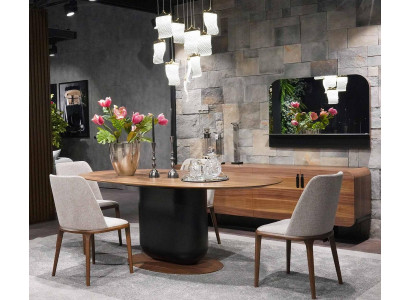 Dining room complete set dining table chairs dining room set dining group wood table 5-piece set