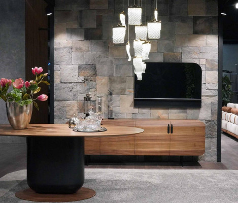 Dining room set 6-piece dining table chairs dining group sideboard cabinet furniture