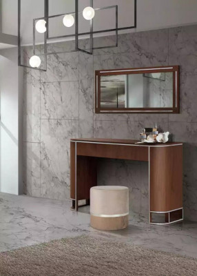 Designer Complete Dressing Table + Mirror Modern Furniture New 2-Piece Set