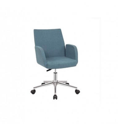 Blue office chair, designer desk swivel chair, luxury executive chair, new
