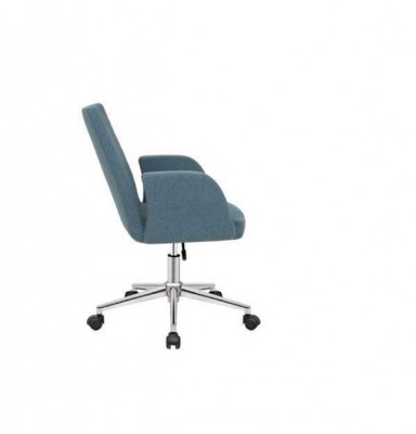 Blue office chair, designer desk swivel chair, luxury executive chair, new