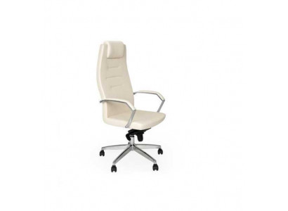White armchair designer chair office chairs swivel chair executive chair single-seater