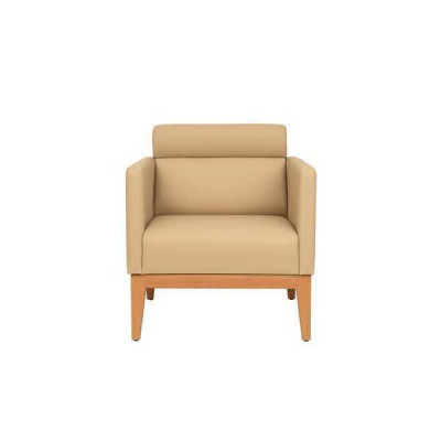 Beige club armchair Relax 1-seater designer armchair living room chair