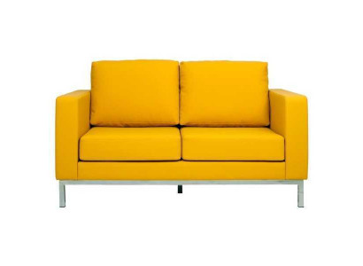 Faux leather couch living landscape 2-seater design modern sofa sofas couch new