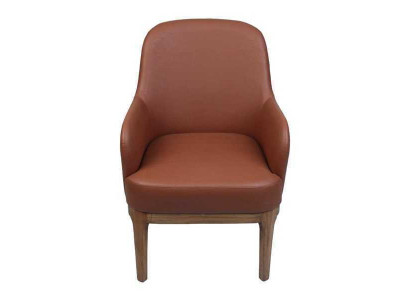 Brown living room armchair designer single-seat luxury recliner chairs
