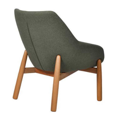 Green dining chair living room chairs designer armchair wooden legs