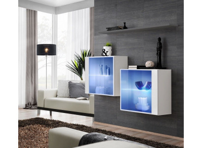 Wall unit cabinet modern design cabinets living room furniture wall shelf