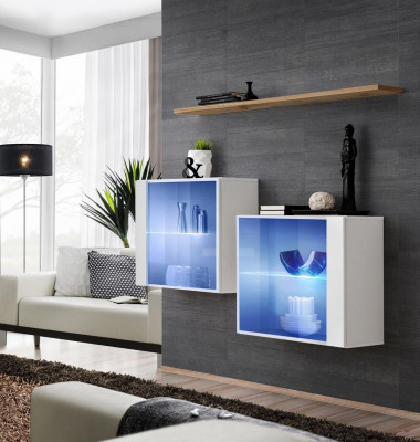Luxury Living Room Wall Furniture Set Wood Furniture Modern Living Room Furniture